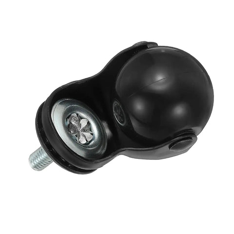 1.56 Inch Ball Caster Wheels Set Of 4 With Threaded Stem 360 Degree Movable Rotatable Castors For Furniture close-up view