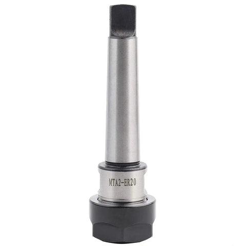 Heavy Duty Morse Taper Chuck Holder For MTA2 ER20 ER32 CNC Lathe And Milling Tooling, front view of shop grade precision tool holder.
