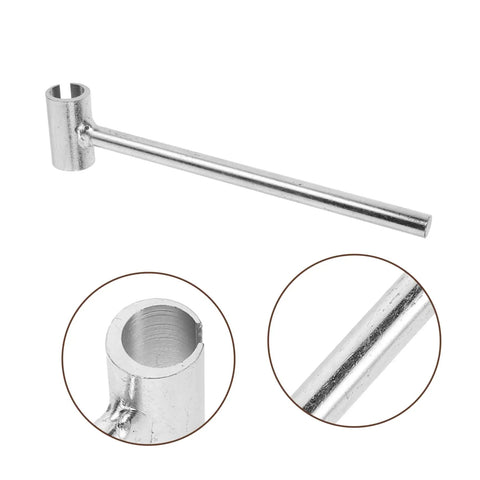 Adjustable Door Hinge Adjustment Tool For Precise Door Alignment And Smooth Operation Single Head Spanner Lever Design For Easy Hinge Calibration At Home For DIYers SOLUSTRE, metal construction, side and close-up views