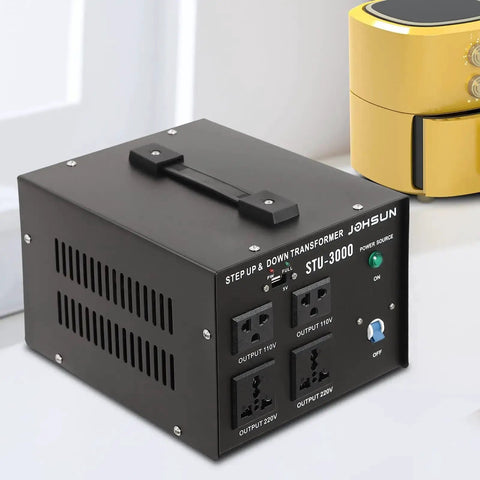 Heavy Duty 3000W Voltage Converter Transformer For 110V To 220V And 220V To 110V with iron shell and various outputs