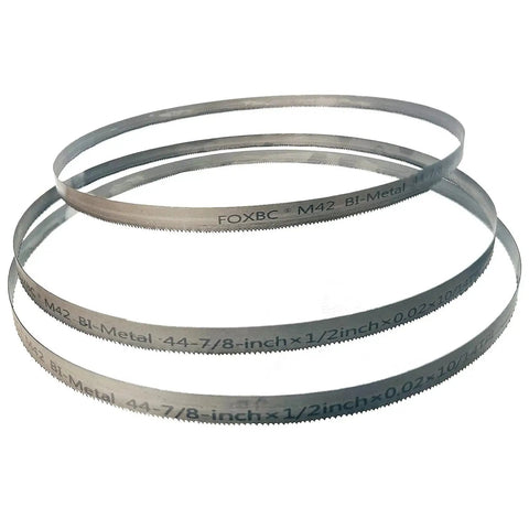 44-7/8 Inch Bandsaw Blades 1/2 Inch Wide 0.020 Inch Thick 10/14 TPI Portable Blades Three Pack for Milwaukee DeWalt