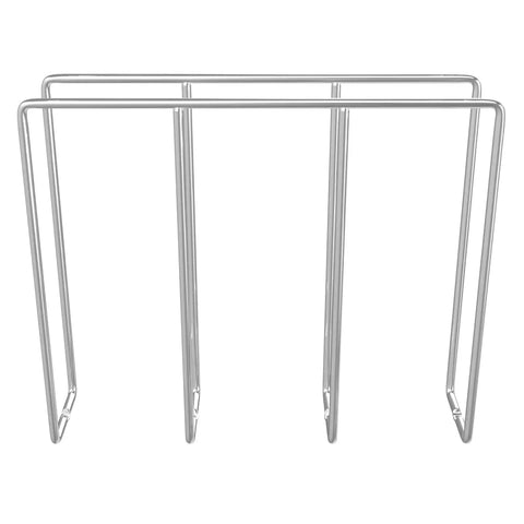 Chrome U-Shaped Wire Tray Divider for Baking and Cookie Sheets in Wall or Base Kitchen Cabinets, 3.25 Inch Face Opening.