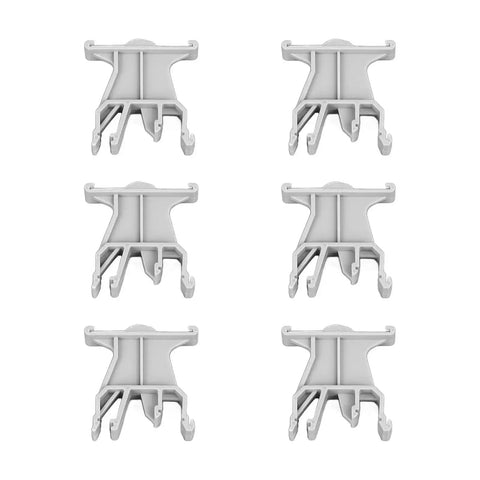 Universal 35mm Din Rail Terminal Marker Carrier Set Of 100 Pieces For Easy Wiring Labels, Tough PA66 Terminal Markers