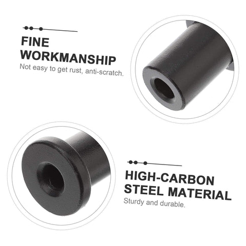 5 Pack Barn Door Track Spacers For Sliding Barn Door Hardware Adjustable Wall Mount Spacers shown in fine workmanship, high-carbon steel material.