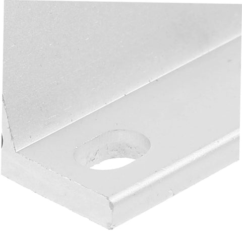 Close-up view of Heavy Duty Sliding Door Roller Track Guide Rail Brackets Stainless Steel Side Hang Buckle Hardware For DIY Home Renovation
