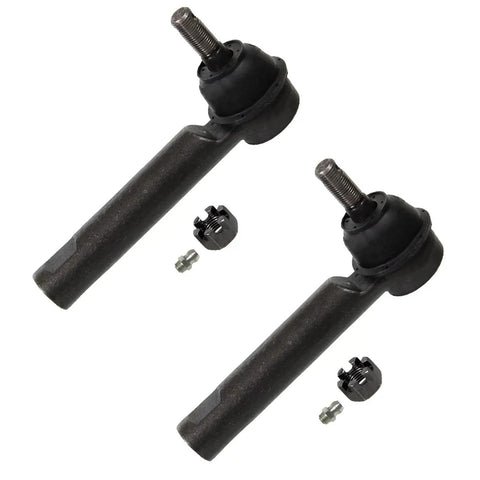 Outer tie rods from Front Steering Knuckles And Wheel Hub Bearings Plus Outer Tie Rod Ends Replacement Kit For 2009 To 2013 Toyota Corolla Matrix