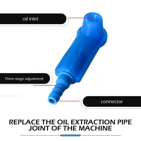 Bawkars blue brake fluid bleeder hose with adapter and three-stage adjustment