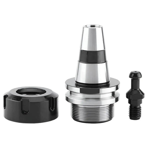 Heavy-Duty ER32-50L Balance Collet Lathe Chuck Tool Holder For ISO30 CNC Milling, Stainless Steel With Pull Stud, 30000RPM Kit