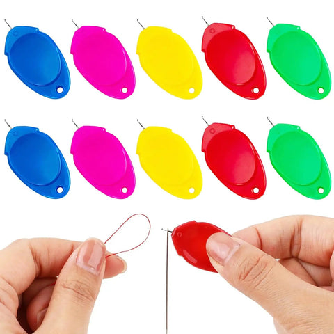 10 Pcs Needle Threader For Hand Sewing And Automatic Sewing Machine Tool Upgraded 2025 Embroidery in assorted colors