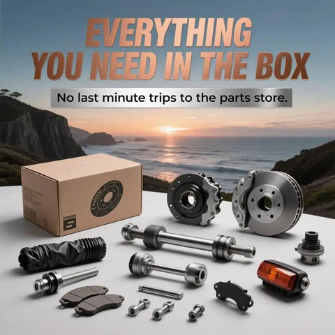 Complete Rear Wheel Bearing and Hub Assembly for CX 5 2013-2017 Replacement KD352615XB 2 Pack displayed with packaging.