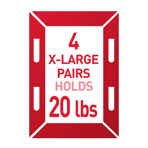 Heavy Duty 20 Pound XL Picture Hanging Strips White Adhesive 10 Pairs package highlighting 4 XL pairs, holds 20 lbs