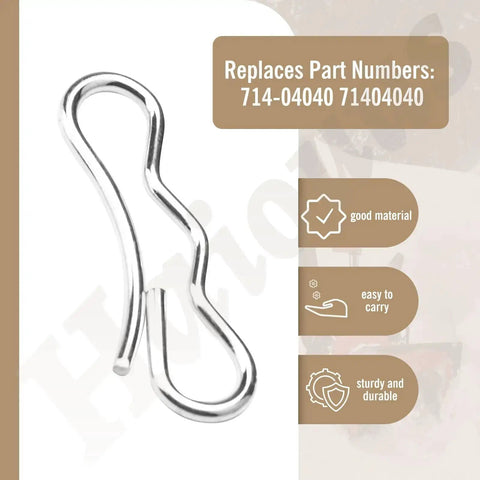 30 Pack Bow Tie Cotter Pins For MTD Cub Cadet Troy-Bilt Craftsman And More Compatible With 714-04040 71404040 And 714-0104 Replacement Pins