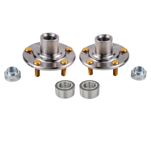 2 Piece Front Wheel Bearing And Hub Kit For Honda Accord Civic Element Tl Tsx And Acura Ilx Ride Ready Heavy Duty Hub Bearings Set With Sealed Bearings
