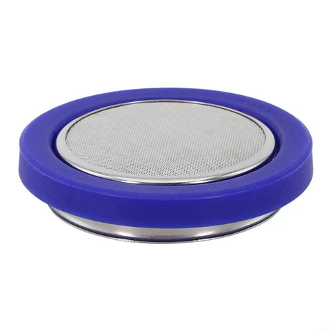 Silicone Group Head Gasket Seal For Cafelat E61 Espresso Machines Compatible With Faema And Rocket Even Water Dispersion For Even Extraction Long-Lasting Portafilter Seal Replacement Ring Barista-Quality Gasket, blue silicone gasket with metal filter screen