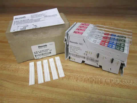 Pack of 8 in-line digital output interface units, 24 VDC 2 A, 8-channel industrial I/O modules for PLC control, Module ID 189