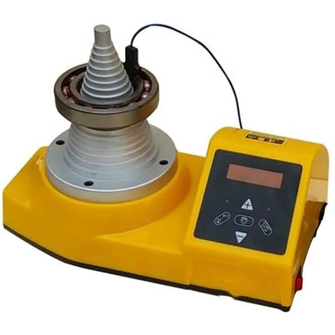 Bearings Induction Heater Cone Style 2kW Coil Heat Tool For Rapid Bearing Heating, showing cone inductor and control panel.