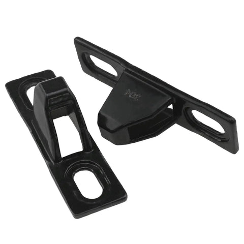 70 Type Sliding Door Keepers Stainless Steel Lock Keeps For Sliding Glass Doors And Sliding Patio Doors With Mounting Screws Black 52.5 x 14 x 19 Mm Corrosion Resistant Durable Hardware 2 Pack