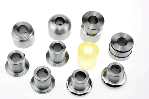 Bead Roller Forming Set With Nine Dies And One Polyurethane Lower Wheel For 22mm Shaft CR12 Steel Not Chrome Plated Not Peel Pro Grade