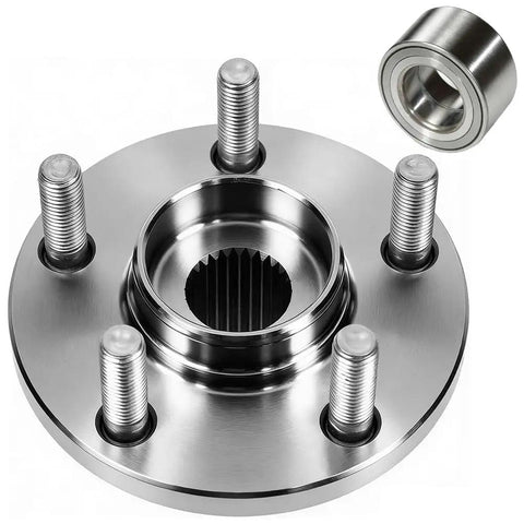 Front Wheel Bearing Hub Assembly 5 Lug For Toyota Camry Venza Sienna Avalon Solara Highlander And Lexus ES300h ES350 RX350 ES330 RX330 RX400h Replacement 510063 close-up view