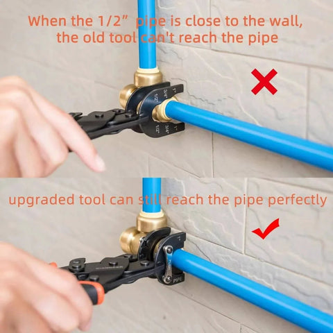 GIANNEER Push Fittings Removal Tool Three Size Disconnect Tongs One Half Inch Three Quarter Inch One Inch for PEX Copper CPVC