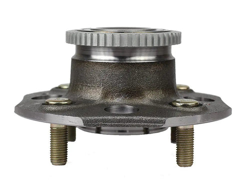 Front view of Rear Wheel Hub And Bearing Assembly 512178 for Honda Accord 1998-2002 with ABS, four lug, 5.98 inch flange, 4.5 inch bolt circle.