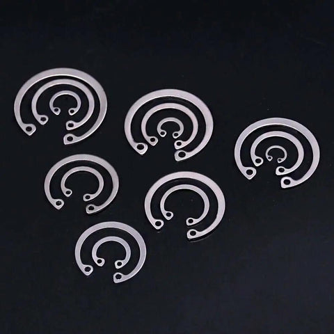 Internal Circlip Snap Ring Kit 200-Piece 15-Size Assortment In 304 Stainless Steel for rust-resistant retaining rings