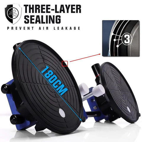 Seam Setter 2 Pack With 7-Inch Vacuum Suction Cups For Seam Joining Leveling showing close-up on vacuum cups