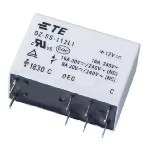 Front view of 8-pin Two Pack 12VDC General-Purpose Relay, 16A, multi-function switching module.