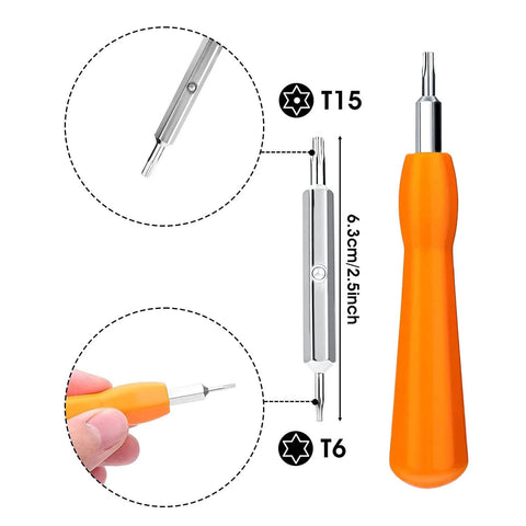 Must Have Doorbell Screwdriver Kit With 20 Screws And USB Charging Cable For Video Doorbell 1 2 Pro And Elite Models Orange Security Screw