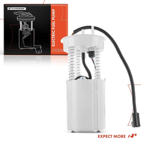 Direct Fit Electric Fuel Pump Module Assembly With Sending Unit For Jeep Grand Cherokee 1993 1994 And Grand Wagoneer 1993 4.0L 5.2L Gas Engines Replace 402P7055M, showing module and packaging
