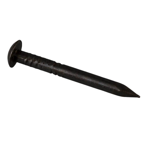 Black Copper Round Head Wood Nails Antique Copper Decorative Nails For Furniture, side view of 22mm nail