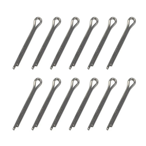 Durable Marine Propeller Cotter Pins For Suzuki Yamaha Johnson Evinrude Outboard Motors 12 Pieces Replacement For 09204-03003