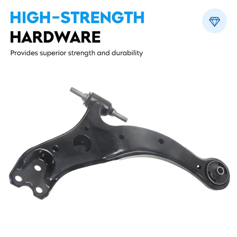 Lower control arm, black steel, front suspension link for Toyota Avalon/Sienna/Solara