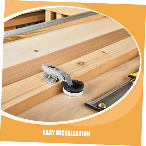 Soft Close Glass Door Hinges Set Of 3 For Inset Cabinets With Concealed Hydraulic Damping Heavy Duty Metal Build, installed view