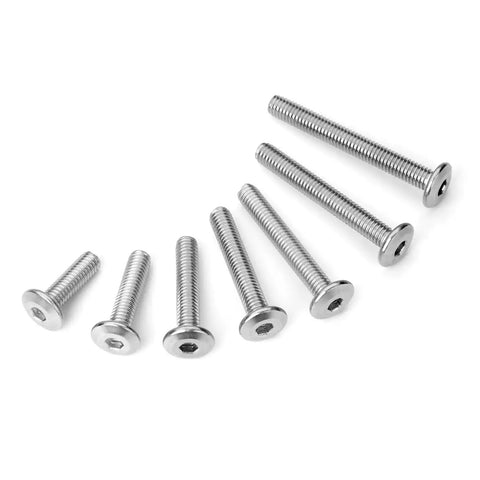 30Pcs M6 Socket Head Cap Screws Kit With 20mm Length And 1.0 Pitch Stainless Steel 304 Full Thread Hex Drive Includes Hex Wrench
