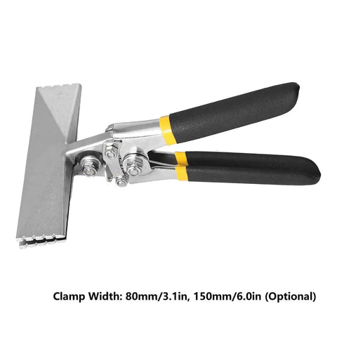 Workhorse Heavy Duty Hand Seamer Pliers For Sheet Metal And Conduit Bending Pro Grade Straight Former With Non Slip Handles