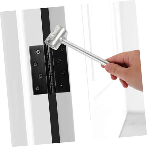 Adjustable Hinge Repair Spanner Tool For Door Gap, Single Head Design by MagicLulu, shown in use with a door hinge for alignment