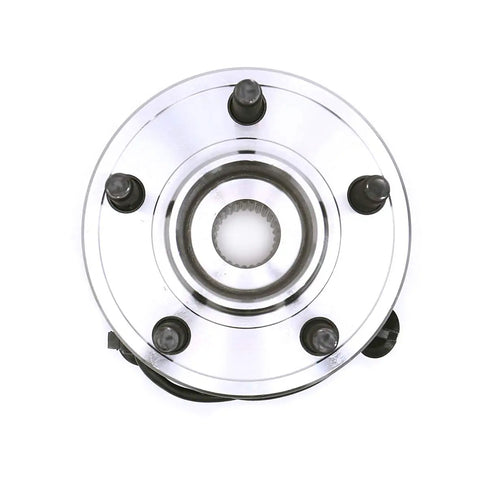 Front view of Front Wheel Bearing And Hub Assembly For 2001 To 2009 Ford Ranger 4WD 1995 To 2001 Ford Explorer 4WD And 2001 To 2009 Mazda B4000 4WD Replacement.