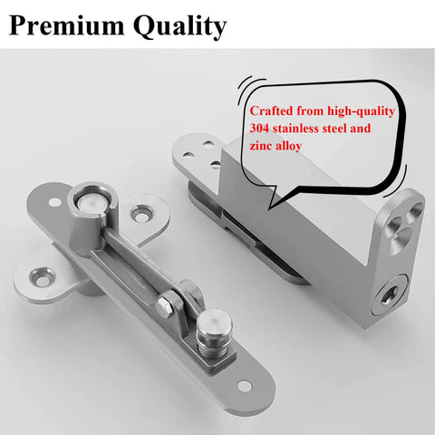 Heavy Duty Self Closing Door Pivot Hinges With Adjustable Speed For Wood Doors Built To Last 304 Stainless Steel Construction