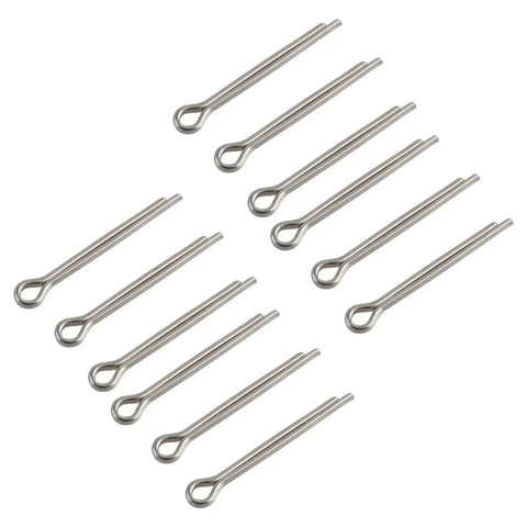 12 Pack Marine Propeller Cotter Pins Stainless Steel 304 Durable Replacement For Suzuki Outboard Motors And Evinrude Johnson Yamaha Boats