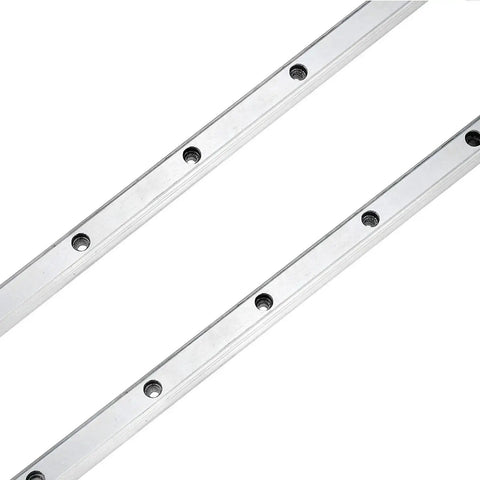 600mm HGR20 Linear Slide Rail Kit with precision holes for CNC machines and DIY projects, shown in close-up view.