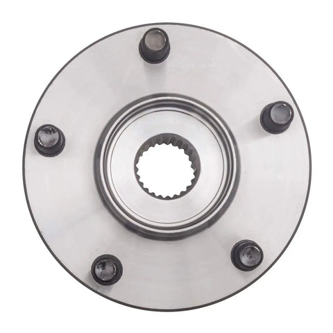 Front view of a 5 stud Front Wheel Bearing And Hub Replacement Kit For Ford Transit Connect 2010 2011 2012 2013 Dual Pack X2 Hub Assembly