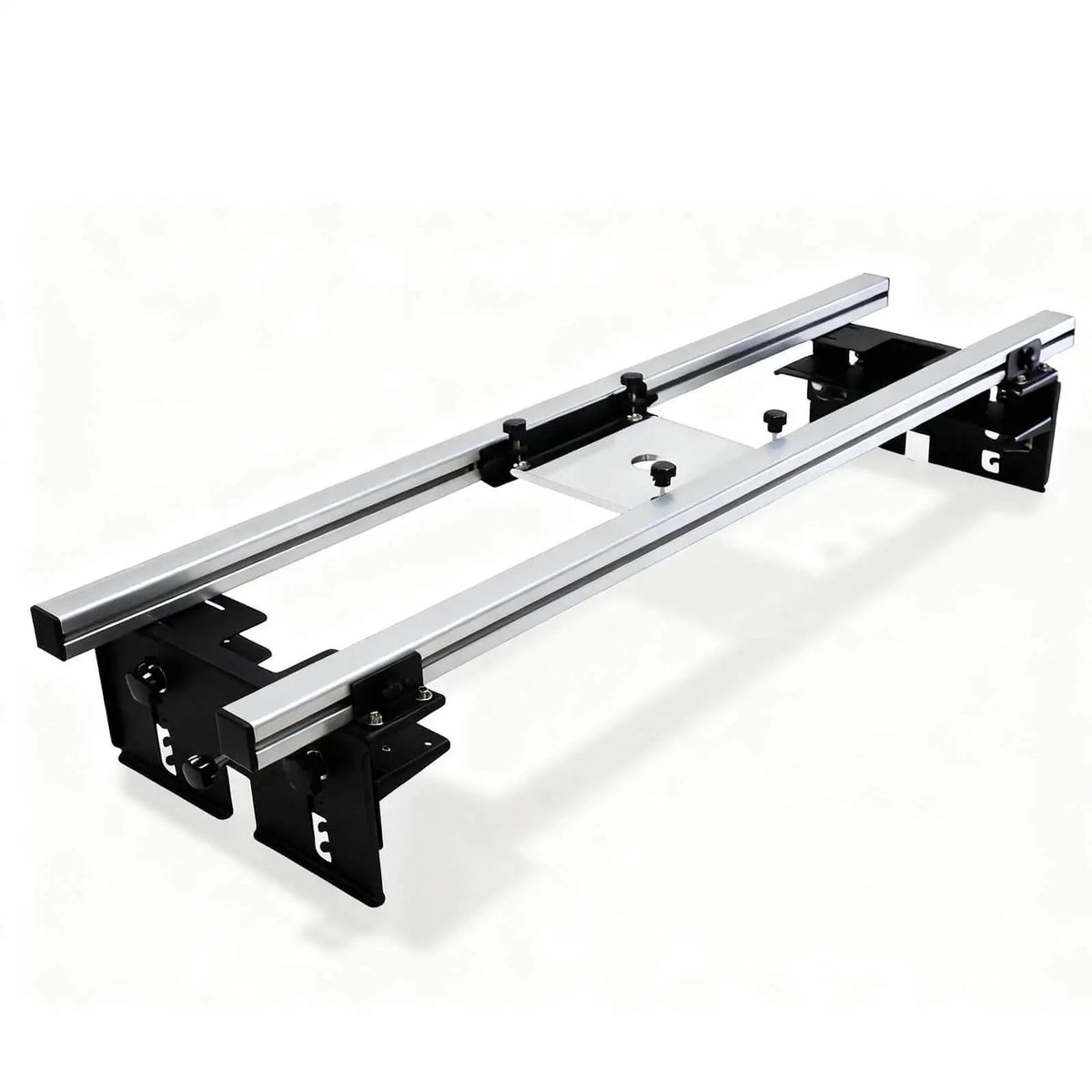 Aluminum Alloy Router Sled For Flattening Slabs – Slab Flattening Jig With Sliding Plate, Up To 23.23" Wide, For Woodworking & Plywood