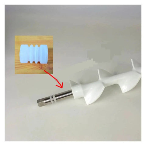 Silicone Tube Seal Ring Spare Part Elastic Gasket For Ice Cream Machine Replacement shown next to machine component.