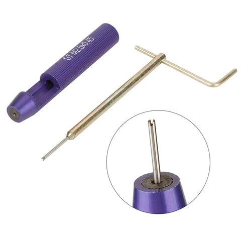 Tools from M2.5 Stainless Steel Helical Insert Kit For Frequent Part Removal Pack Of 50 with focus on insertion tool and hex key