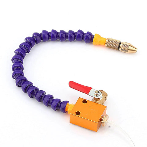Efficient Mist Coolant Lubrication Spray System for CNC Machines with flexible hose and control valve