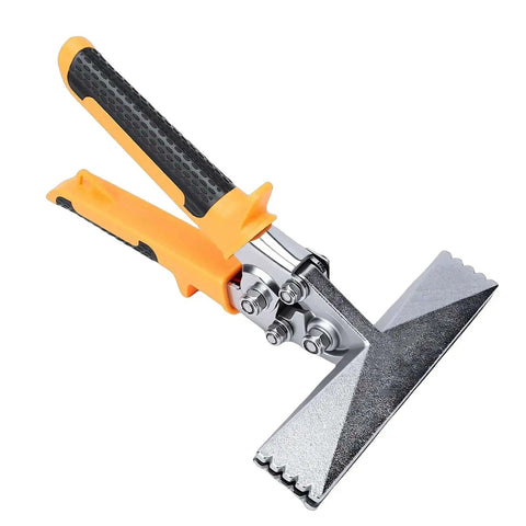 Six Inch Sheet Metal Bender Pliers With Straight Jaw For HVAC Ductwork Hand Seamer For HVAC Pros Ergonomic Non Slip Handle Vibration Dampening Grip