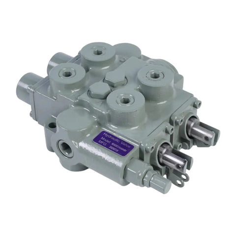 Heavy Duty Two Spool 25 GPM Double Acting Hydraulic Valve RD522CCAA5A4B1 For 3000 PSI Systems with side ports