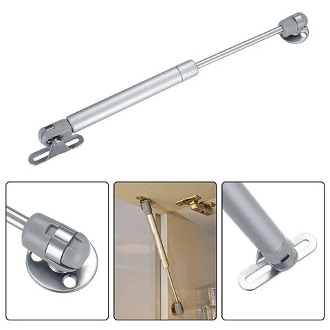 Two Pack Gas Springs Set For Cabinet Doors With 100N Lift Supports 22.5 Lb Soft Close Hinges Hydraulic Gas Struts For Cabinets And Storage Boxes