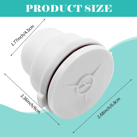 GripNex SP1056 spring-loaded hydrostatic relief valve, white plastic; for Hayward pools/spas; dims 1.77 x 2.68 x 2.36 in.